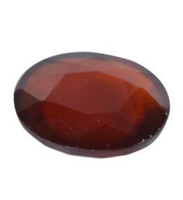 Natural Certified Brown Color Oval Hessonite Garnet(Gomed) Gemstone 2.4 Ratti