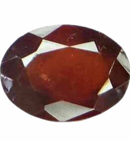 Certified Natural Hessonite Garnet (Gomed) Gemstone 2.97 Ratti