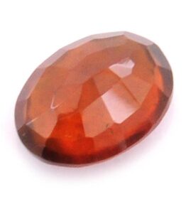 Hessonite Garnet (Gomed) Gemstone Natural 3.5 Ratti Brown Emerald Cut Gomed