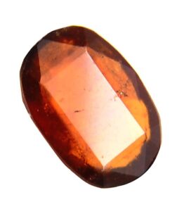 Hessonite Garnet (Gomed) Gemstone Oval Cut  3.8 Ratti