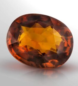 Natural 4 Ratti Gomed Stone Certified Hessonite Garnet Gemstone