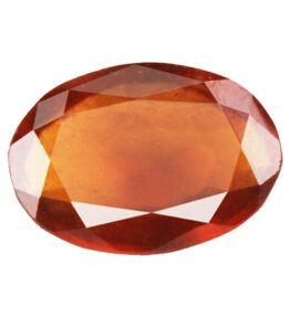 Natural Earth Mined Oval Cut Hessonite (Gomed) Gemstone 5.83 Ratti