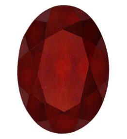 Gomed Stone Certified Oval Cut Nice Looking Hessonite Gemstone 6.05 Ratti