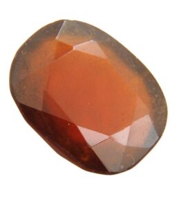 Beautiful Oval Brown Color Hessonite Garnet Gomed Gemstone 6.6 Ratti