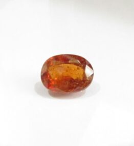 Natural Certified Hessonite Garnet (Gomed) Gemstone 5.1 Ratti