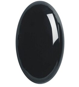 Getgemstones 100% Original Untreated Unheated Sulemani Hakik Black Onyx Stone Certified Natural 20 Carat For Unisex