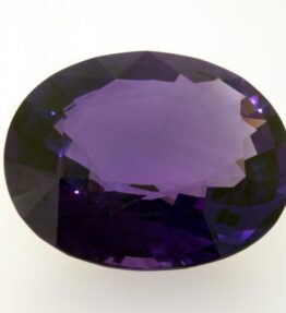 Amethyst Kathela Natural  Oval Cut Certified Amethyst Gemstone 6.85 Ratti