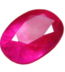 Ruby Manik Gemstone Very Nice Natural Looking Red Color Oval Mixed Cut Loose