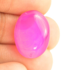 Hakik Stone Natural Shining 100% Certified pink Onyx Gemstone