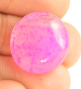 natural certified original Pink Onyx stone