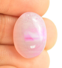 Hakik Gemstone Natural Certified Best Quality pink Onyx Stone