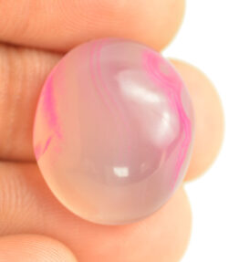 Hakik Gemstone Natural Certified Best Quality pink Onyx Stone