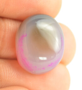 Hakik Gemstone Natural Certified Best Quality pink Onyx Stone