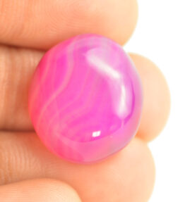 Hakik Gemstone Natural Certified Best Quality pink Onyx Stone