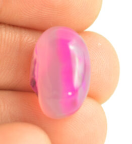 Hakik Gemstone Natural Certified Best Quality pink Onyx Stone