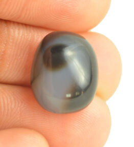 Hakik Gemstone Natural Certified Best Quality Black Onyx Stone