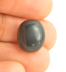 Sulemani Hakik Stone Natural certified Loose Oval Black Onyx Gemstone 7.1 Carat