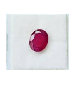 Ruby Burma kempu Stone Unheated Untreated Certified Original  Manik Certified Oval Shape Natural Rich Red Ruby  3.40 Ratti