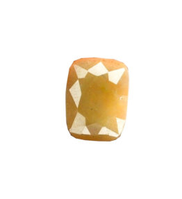 yellow sapphire gemstonr natural certified 4.2 Carat emerald Shape