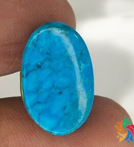 Kalyan Gems Very Nice Certified blue Turquoise Irani Gemstone Oval Shape 8.3 Carat cerified firoza