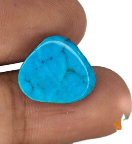 Kalyan Gems Natural Certified Firoza Gemstone Original  3.9 Carat certified turquoise