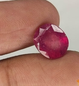 Vaibhav Gems ruby stone for sale 5.05 Carat