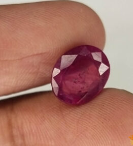 Vaibhav Gems ruby stone 4.7 Carat