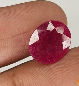 Vaibhav Gems burma manik stone 4.95 Carat