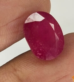 Vaibhav Gems original ruby gemstone 7.4 Carat