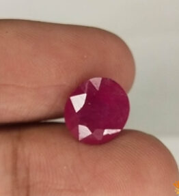 Vaibhav Gems burma manik loose certified natural ruby stone original 3.55 Carat