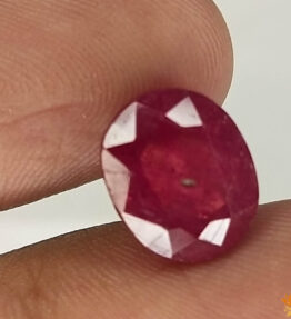 Vaibhav Gems  manik gems manikya manikyam 6.65 Carat