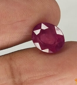 Vaibhav Gems original ruby 4.15 Carat