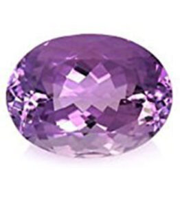 Vaibhav Gems Amethyst Stone Very Nice Oval Shape Natural Certified Purple Amethyst Gemstone 14.25 Ratti