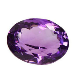 Vaibhav Gems Amethyst Stone Beautiful Stone Oval Shape Purple Amethyst African Loose Gemstone 7.7 Ratti