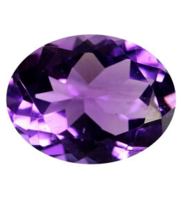 Amethyst Kathela Ultimate Oval Cut 100% Natural Certified Purple Amethyst Kathela Gemstone 7.7 Ratti