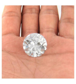 Vaibhav Gems American diamond Stone Natural Certified Zircon Gemstone 6.87 Ratti