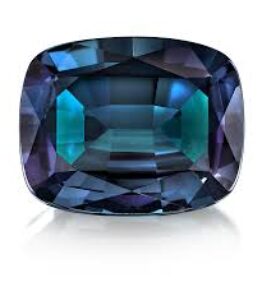 Vaibhav Gems 5.50 Ratti Color Changing Alexandrite Stone Lab Created Synthetic Loose Gemstone AAA Quality Cushion Cut Excellent Shinning Stone