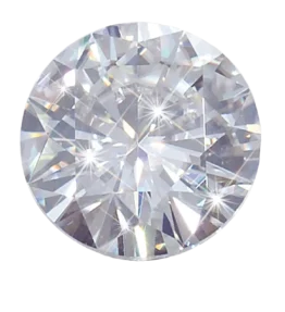 Vaibhav Gems American diamond Stone Natural  Round Cut Zircon Gemstone 7.75 Ratti