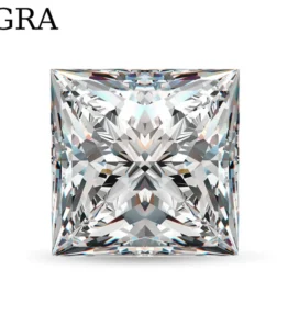 GRA Certified  Moissanite Stone Princess Cut