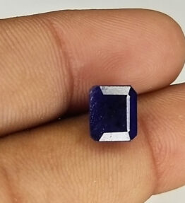 Kalyan Gems blue Sapphire neelam Gemstone Oval Cut  3.19 Carat Oval Shape round blue sapphire