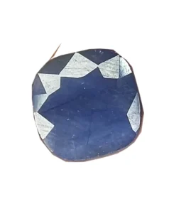 Kalyan Gems blue Sapphire neelam Certified Gemstone Best Quality  9.9 Carat cushion  Shape blue safaya gem