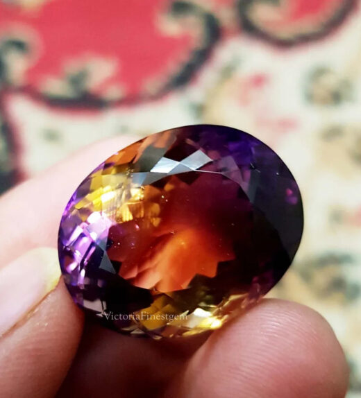 natural Ametrine stone