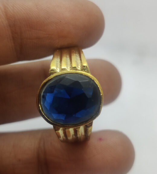 oval Blue Sapphire Ring