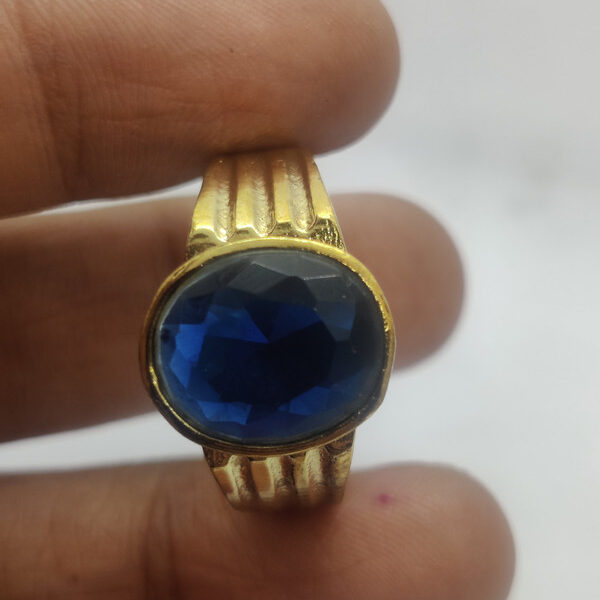 oval Blue Sapphire Ring