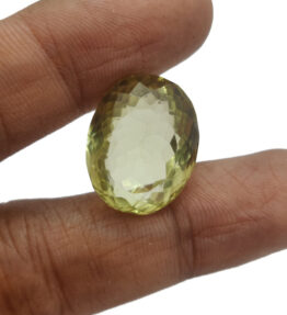 GRA Certified Green Amethyst Gemstone Original Certified Katela stone  6.25 Carat ( 6.875 Ratti )