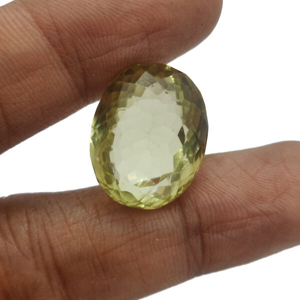 Green Amethyst stone ring