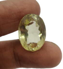 GRA Certified Green Amethyst Gemstone Original Certified Katela stone  12.25 Carat ( 13.475 Ratti )