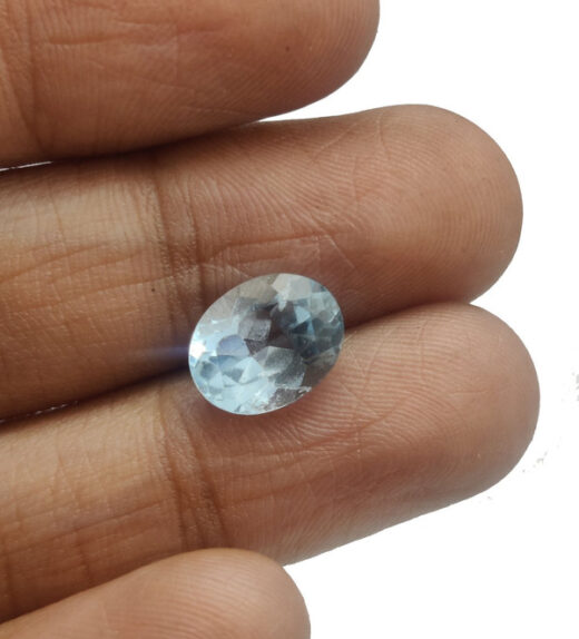 Blue Topaz stone in hindi