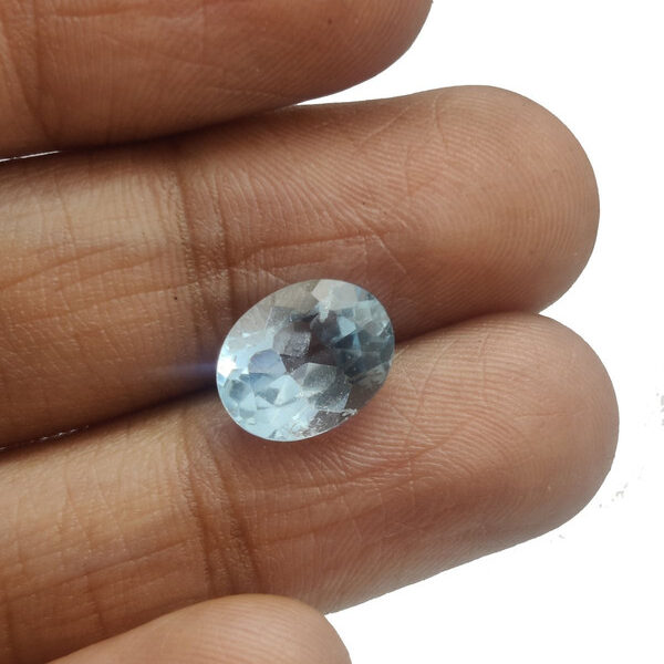 Blue Topaz stone in hindi