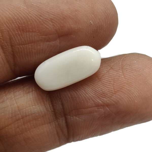 oval White Stone